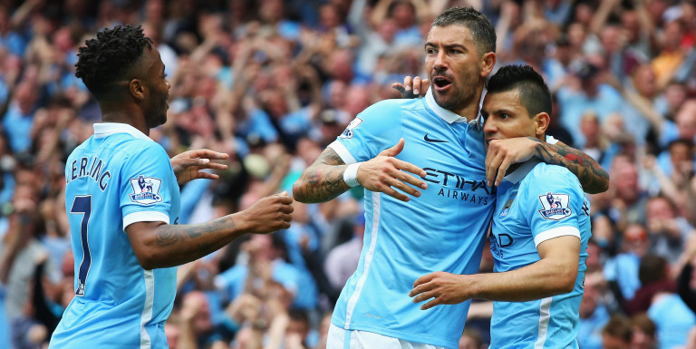 Raheem Sterling: Aguero has helped me with goalscoring