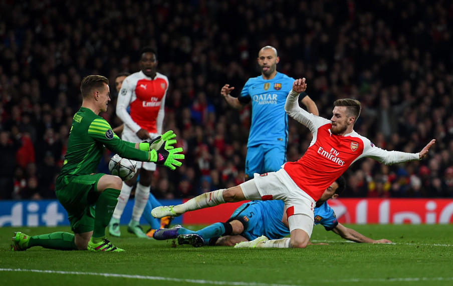 Arsenal FC v FC Barcelona - UEFA Champions League Round of 16: First Leg Shaun Botterill/Getty Images Sport