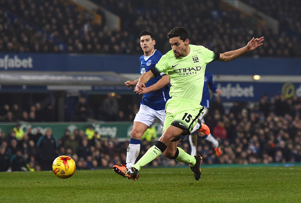 Everton v Manchester City - Capital One Cup Semi Final: First Leg Laurence Griffiths/Getty Images Sport