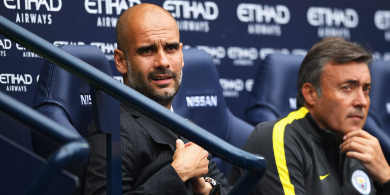 Pep Guardiola claims he hasn’t watched Manchester United yet