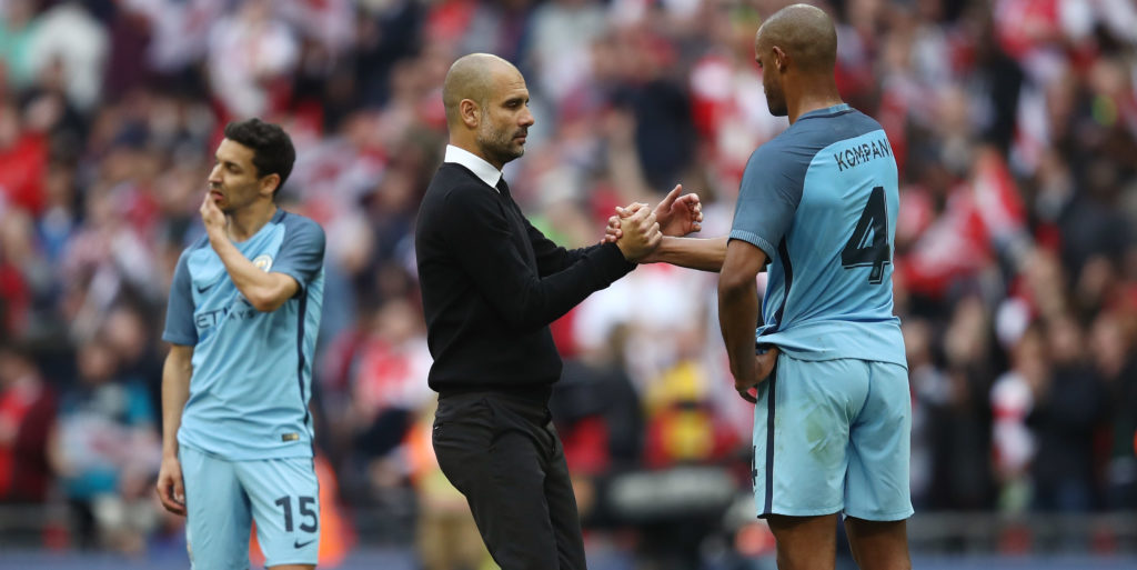 Guardiola admits he cannot rely on Kompany’s fitness