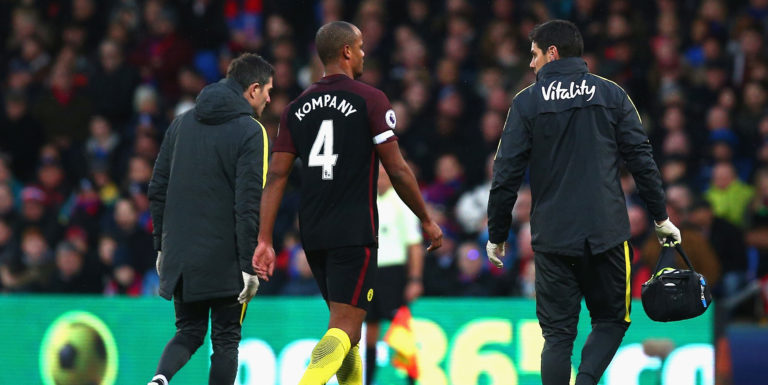 Vincent Kompany a major doubt for Liverpool clash