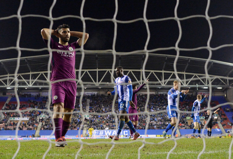 Wigan Athletic v Manchester City - The Emirates FA Cup Fifth Round Gareth Copley/Getty Images Sport