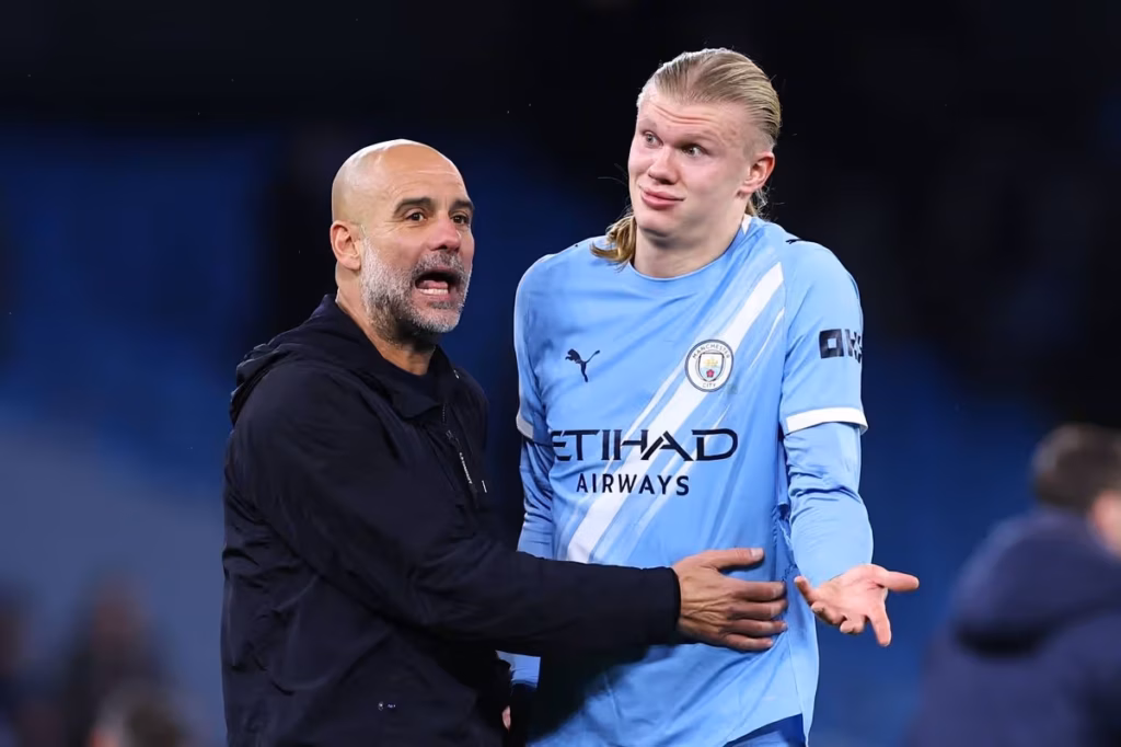 Erling Haaland drops hint on Pep Guardiola’s Manchester City future