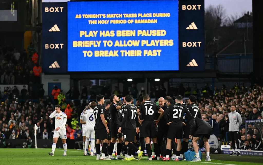 Pep Guardiola calls for respect after Manchester City players booed for breaking Ramadan fast