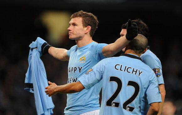 Former Manchester City striker is still banging in goals ahead of 40th birthday