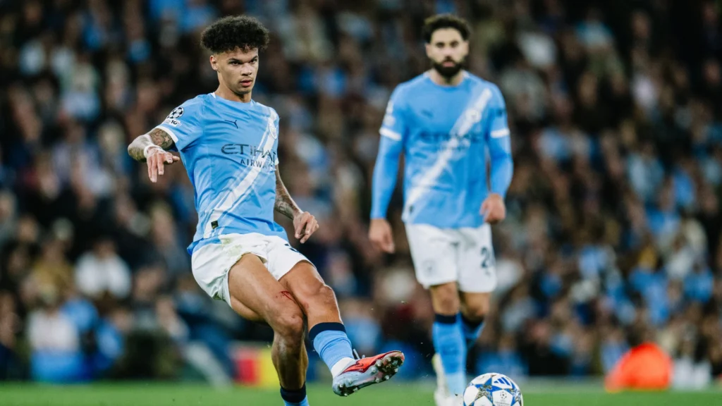 Nico O'Reilly in Manchester City colours. Credit: media library image.