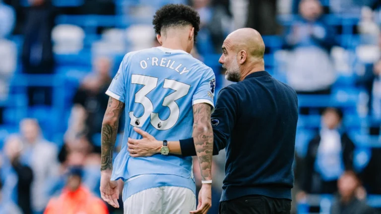 “What a player” Pep Guardiola waxes lyrical over Nico O’Reilly