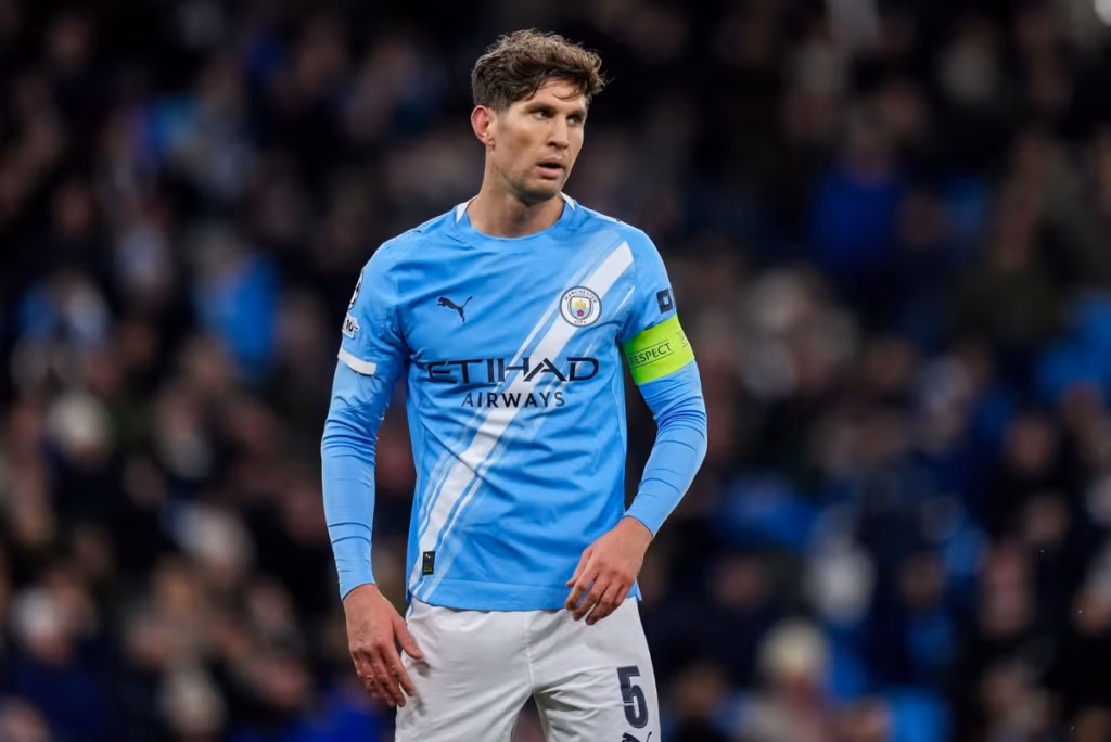 John Stones during his Manchester City career