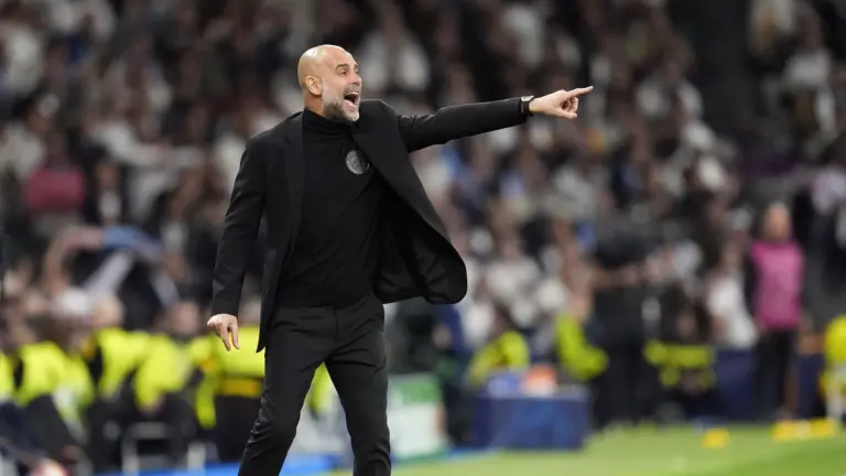 Pep Guardiola defends changes he made to Manchester City’s squad in Real Madrid defeat