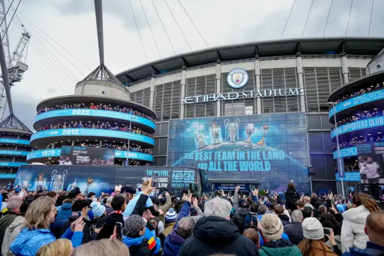 Manchester City smash record with third successive ePremier League triumph