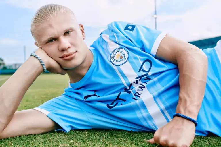 Erling Haaland Brace Sends Norway Through As Manchester City Watch On