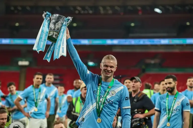 Erling Haaland says winning trophies every season is the ‘standard’ at Manchester City