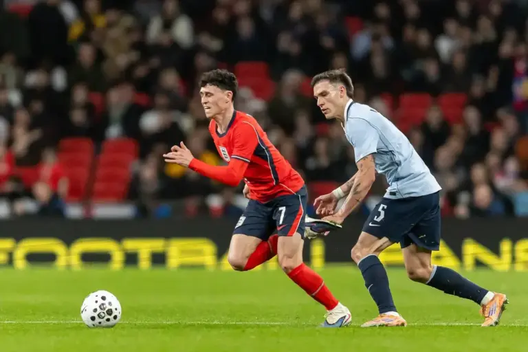 Phil Foden ‘lucky’ to survive injury scare after horror tackle during England fixture