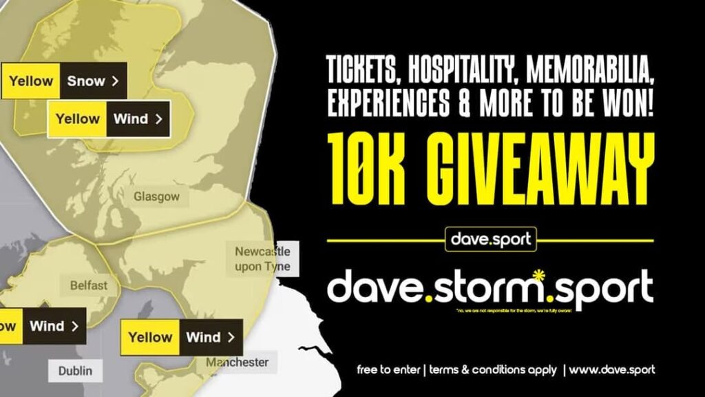 Dave Sport Storm Giveaway