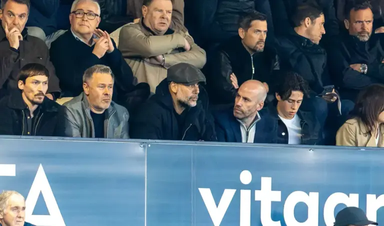Pep Guardiola attends League One fixture over Champions League match of the season