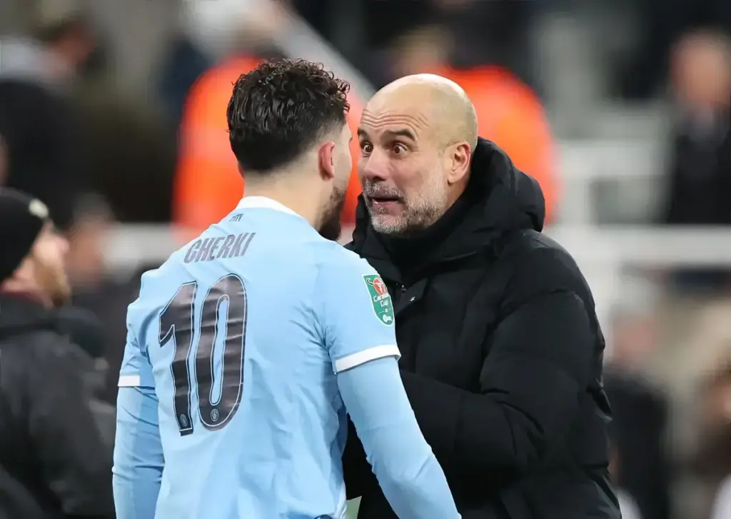 “Tougher than other coaches”: Rayan Cherki offers insight into relationship with Man City manager Pep Guardiola