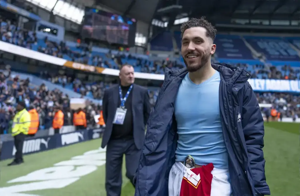Manchester City’s Rayan Cherki forced to apologise after Liverpool shirt swap controversy