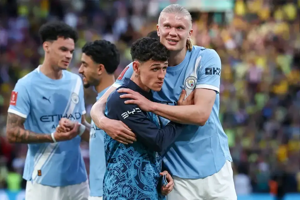 Erling Haaland reveals ‘funny’ way Phil Foden convinced him to join Man City