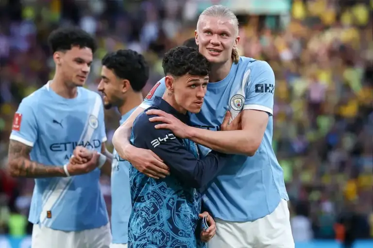 Erling Haaland reveals ‘funny’ way Phil Foden convinced him to join Man City