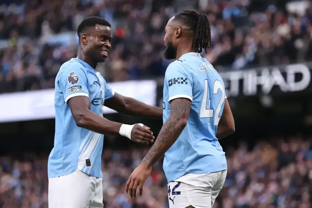Man City ‘condemn’ racist abuse directed at Antoine Semenyo and Marc Guehi