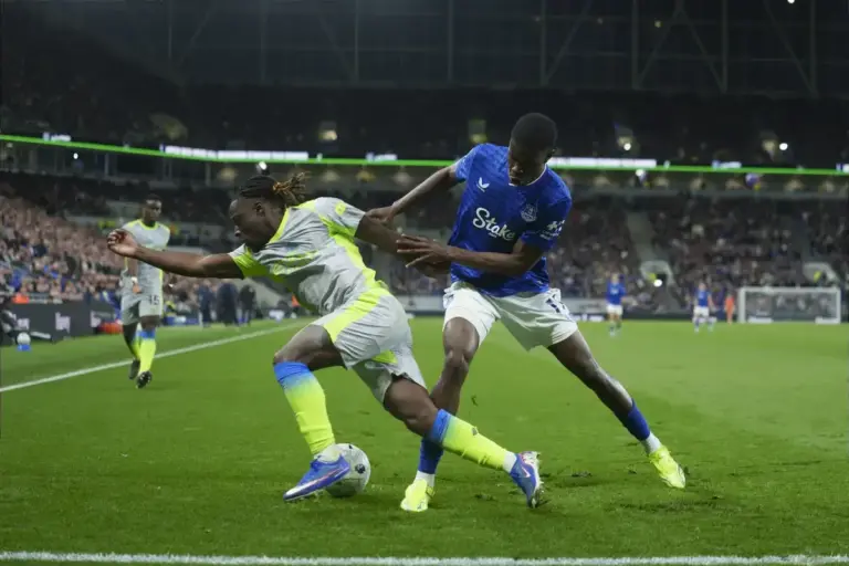 Jeremy Doku says Manchester City ‘won’t give up’ Premier League title fight despite Everton draw