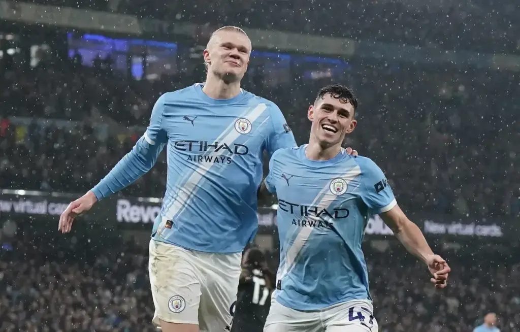 Phil Foden praises Man City ‘legend’ Erling Haaland after recording his 100th goal contribution