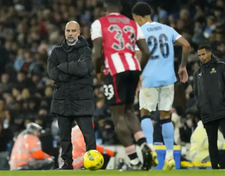 Pep Guardiola anticipates tough Man City challenge against ‘incredible’ Brentford