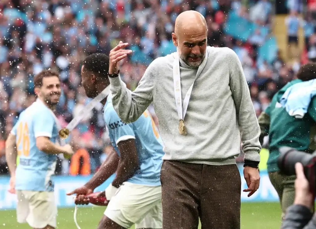 Man City squad in ‘state of shock’ after being informed of Pep Guardiola’s exit during emergency meeting
