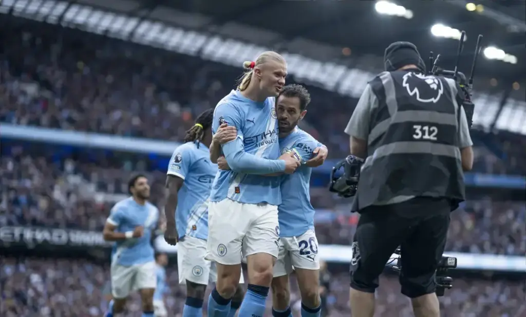 Erling Haaland leads the line as Bernardo Silva names his dream Man City 5-a-side team