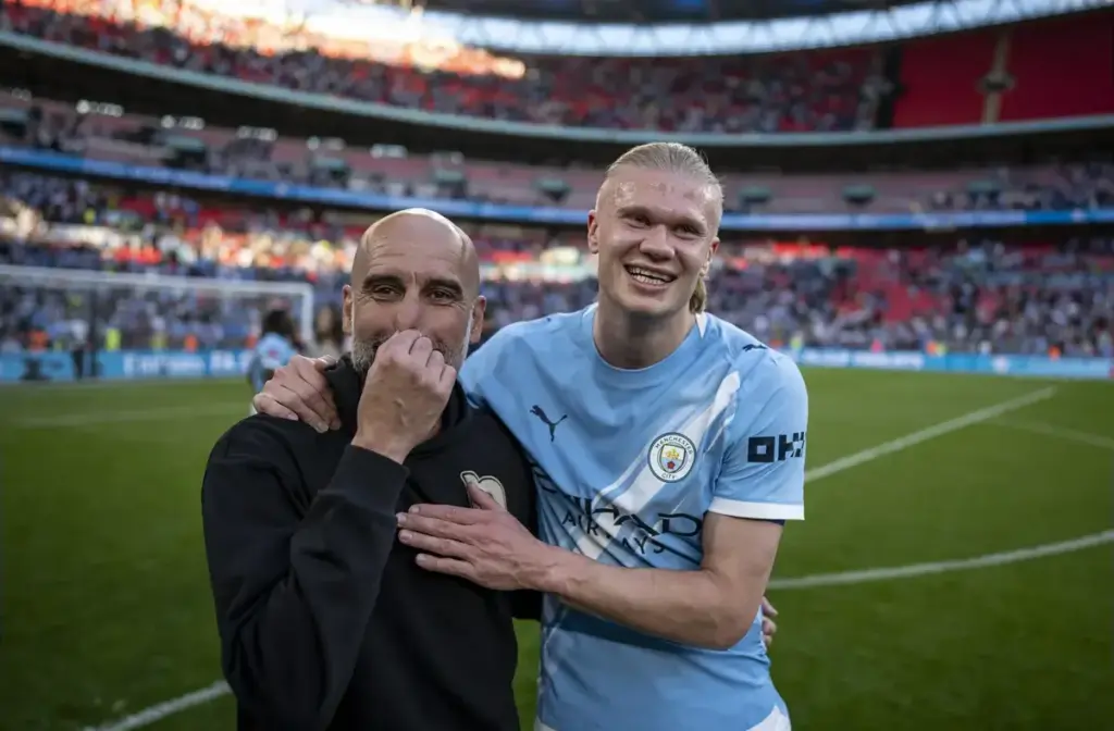 Pep Guardiola backs Erling Haaland to end Man City goal drought in cup finals – “He will score”
