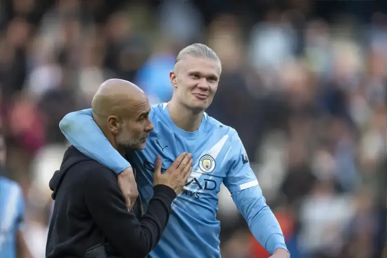 Erling Haaland sends emotional farewell message to Pep Guardiola after manager’s Man City exit