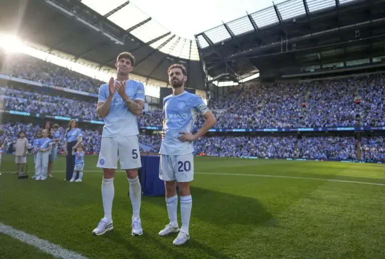 Man City make lifetime gesture to Stones and three club legends