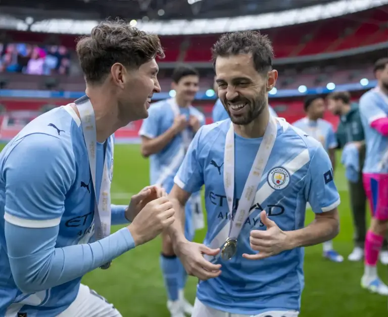 How to watch Bernardo Silva and John Stones’ Man City farewell match against Aston Villa