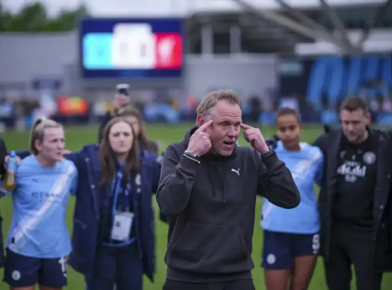 Andree Jeglertz praises Man City’s ‘hunger’ to win after WSL triumph