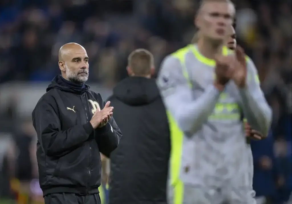Pep Guardiola says Man City were ‘outstanding’ during 3-3 draw against Everton