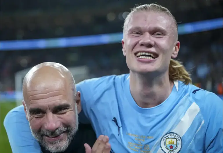 Pep Guardiola sounds ‘incredible’ Erling Haaland’s praises after another Man City goalscoring performance