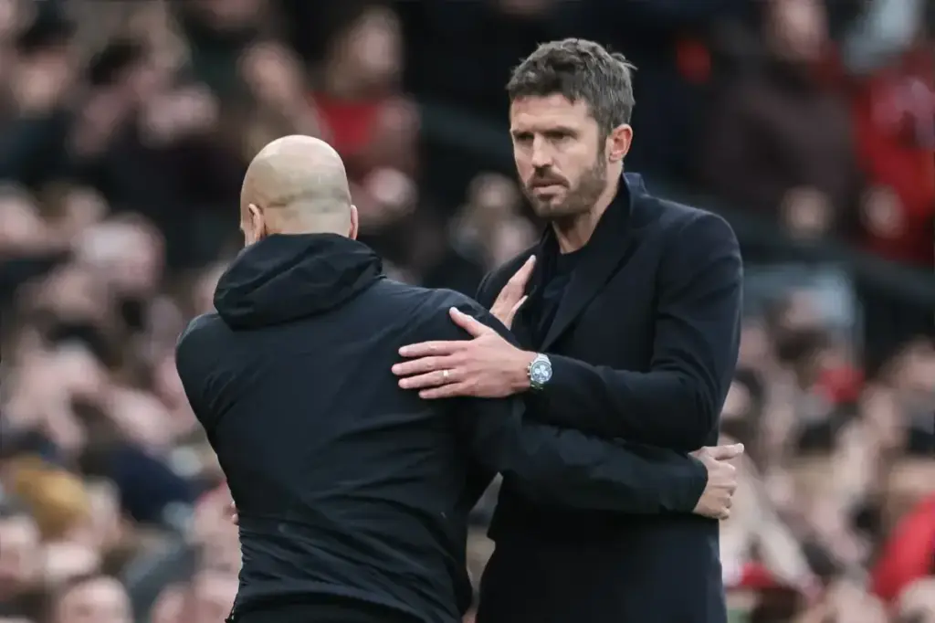 Michael Carrick admits Man City have advantage before Manchester derby