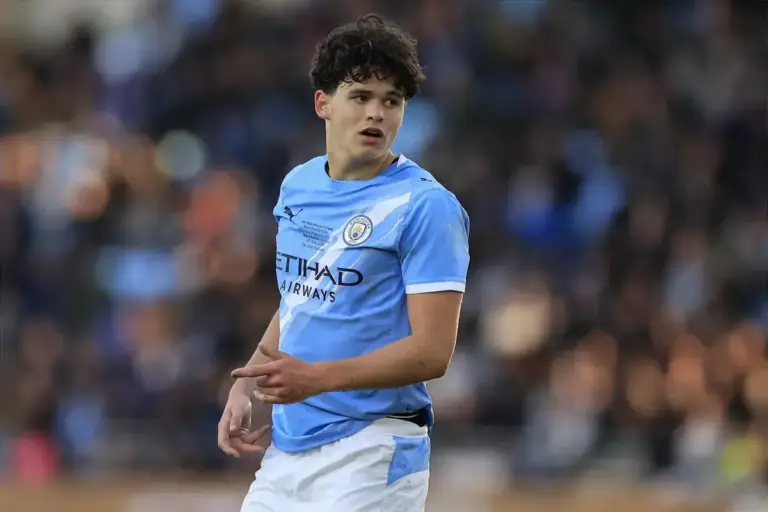 Man City open talks over new deal for academy striker Teddie Lamb