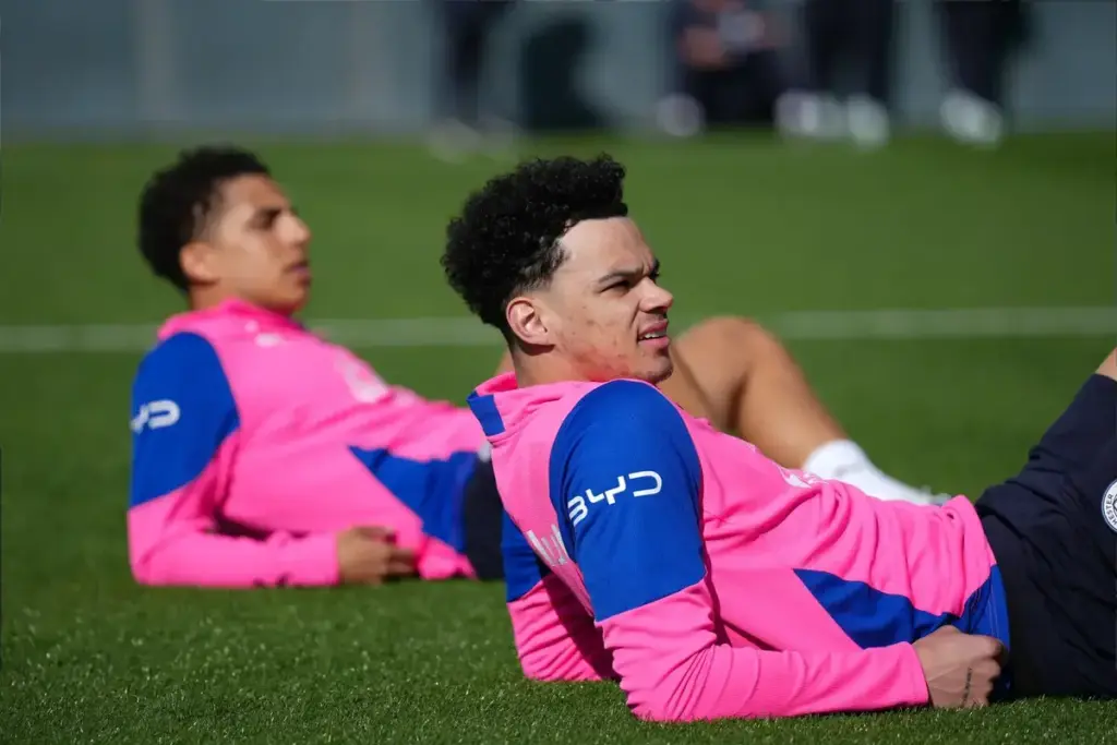 Man City training