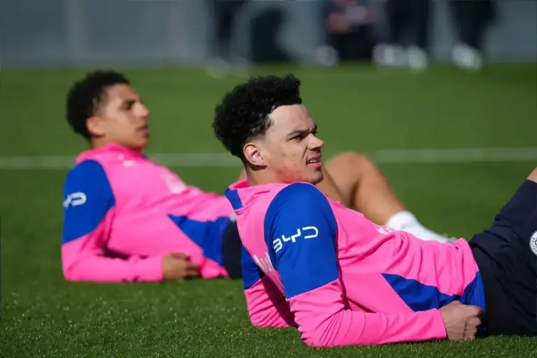 Man City training