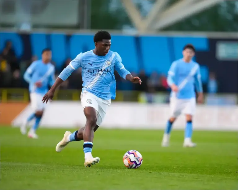 Man City are using AI to show youngsters how far they are from the first team
