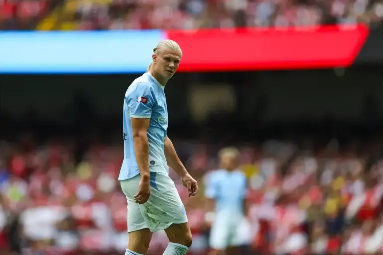 Man Utd 0-1 Man City: Ten-man City beat United as Haaland settles derby