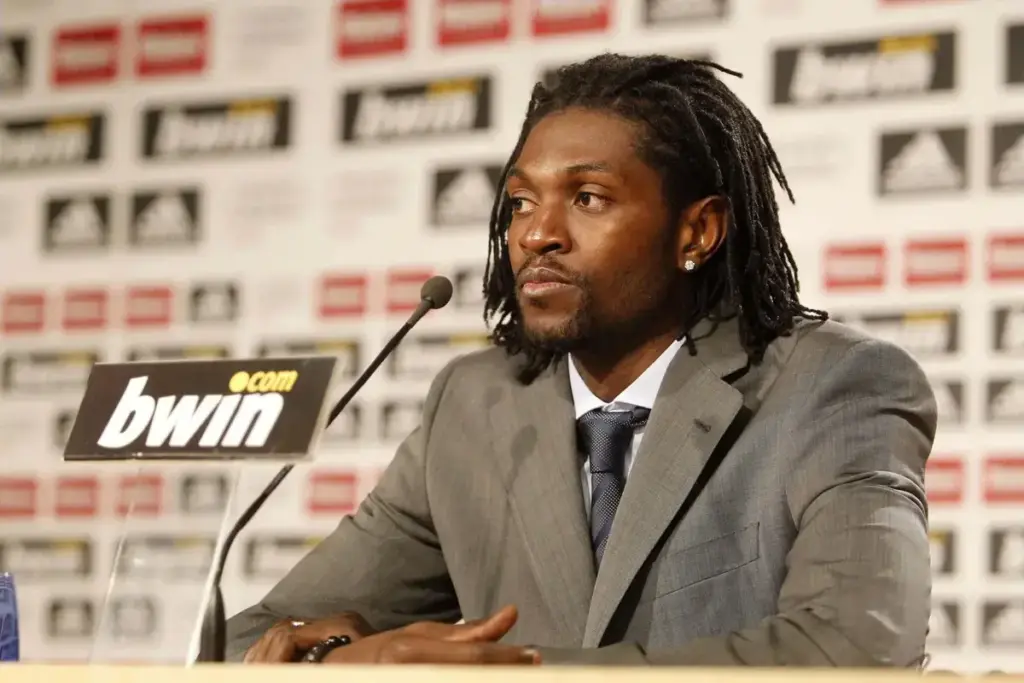 Adebayor reflects on role in start of Man City trophy project