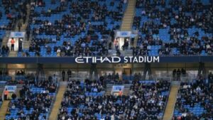 Man City attendance questioned after more than 20,000 empty seats for AEK Athens win